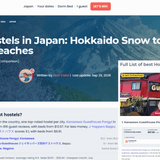We Were Ranked No. 1 in the “25 Best Hostels in Japan”!